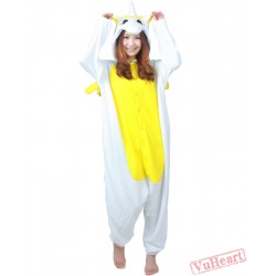 Yellow Unicorn Kigurumi Onesies Pajamas Costumes for Women & Men