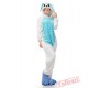 Blue Ears Rabbit Bunny Kigurumi Onesies Pajamas Costumes for Women & Men