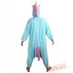 Blue Unicorn Kigurumi Onesies Pajamas Costumes for Women & Men