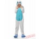 Blue Ears Rabbit Bunny Kigurumi Onesies Pajamas Costumes for Women & Men