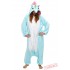 Blue Unicorn Kigurumi Onesies Pajamas Costumes for Women & Men