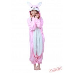 Pink Rabbit Bunny Kigurumi Onesies Pajamas Costumes for Women & Men