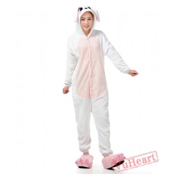 White Rabbit Kigurumi Onesies Pajamas Costumes for Women & Men