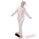 White Rabbit Kigurumi Onesies Pajamas Costumes for Women & Men