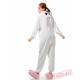 White Rabbit Kigurumi Onesies Pajamas Costumes for Women & Men