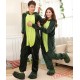 Green Dinosaur Kigurumi Onesies Pajamas Costumes for Women & Men