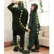 Green Dinosaur Kigurumi Onesies Pajamas Costumes for Women & Men