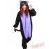 Middle Night Spooky Cat Kigurumi Onesies Pajamas Costumes for Women & Men