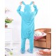 Blue Rabbit Kigurumi Onesies Pajamas Costumes for Women & Men