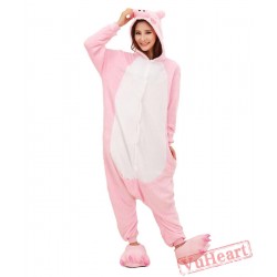 Pink Pig Kigurumi Onesies Pajamas Costumes for Women & Men