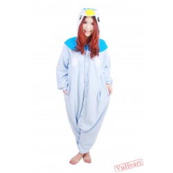 Blue Penguin Kigurumi Onesies Pajamas Costumes for Women & Men