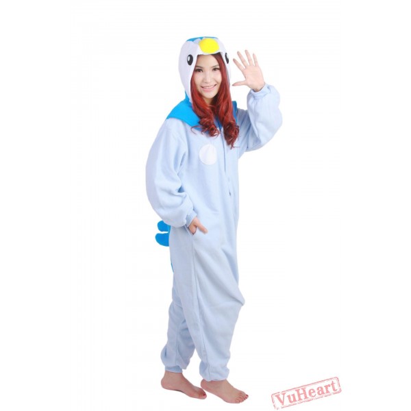 Blue Penguin Kigurumi Onesies Pajamas Costumes for Women & Men