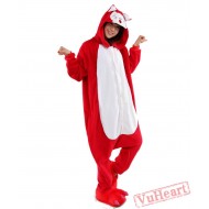 Red Fox Kigurumi Onesies Pajamas Costumes for Women & Men