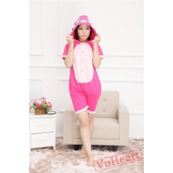 Summer Pink Stitch Kigurumi Onesies Pajamas for Women & Men