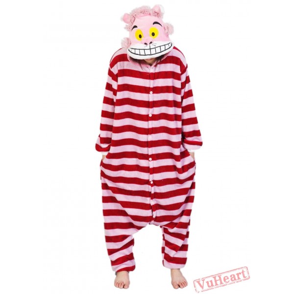 Cheshire Cat Kigurumi Onesies Pajamas Costumes for Women & Men