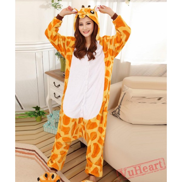 Giraffe Cosplay Couple Onesies / Pajamas / Costumes