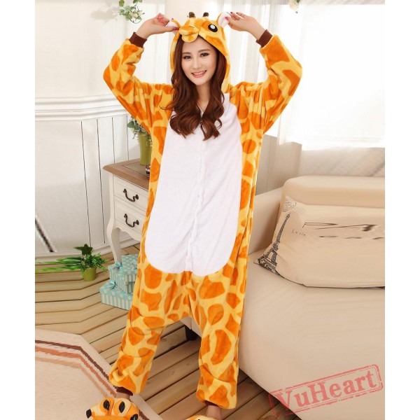 Giraffe Cosplay Kigurumi Onesies Pajamas Costumes for Women & Men