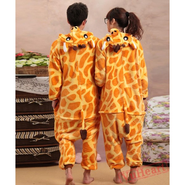 Giraffe Cosplay Kigurumi Onesies Pajamas Costumes for Women & Men