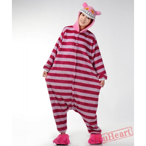 Cheshire Cat Kigurumi Onesies Pajamas Costumes for Women & Men