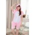 Summer Pink Kitty Kigurumi Onesies Pajamas for Women & Men