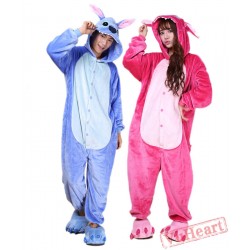 Blue Stitch Kigurumi Onesies Pajamas Costumes for Women & Men