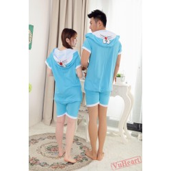 Summer Doraemon Kigurumi Onesies Pajamas for Women & Men