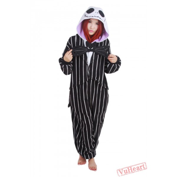 Skull Jack Kigurumi Onesies Pajamas Costumes for Women & Men