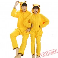 Spring & Autumn Pikachu Kigurumi Onesies Pajamas for Women & Men