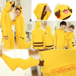 Spring & Autumn Pikachu Kigurumi Onesies Pajamas for Women & Men