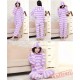 Spring & Autumn Purple Stripes Kigurumi Onesies Pajamas for Women & Men