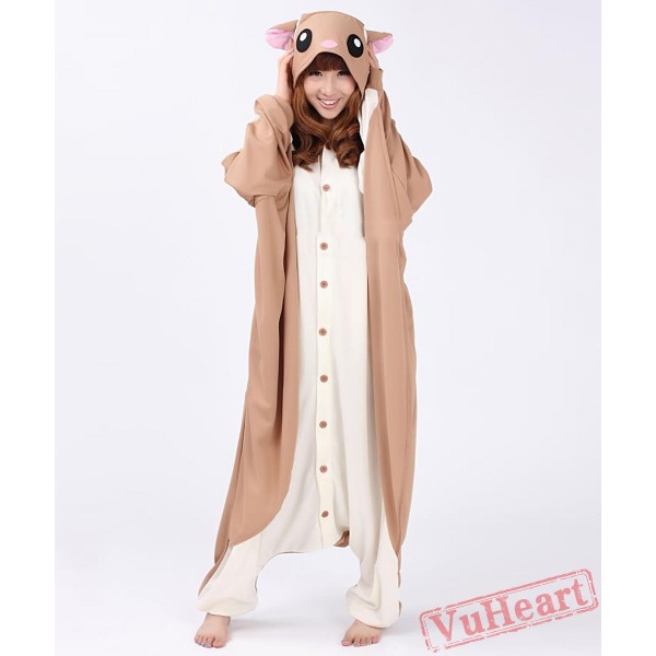 Halloween Flying Squirrel Kigurumi Onesies Pajamas Costumes for Women & Men