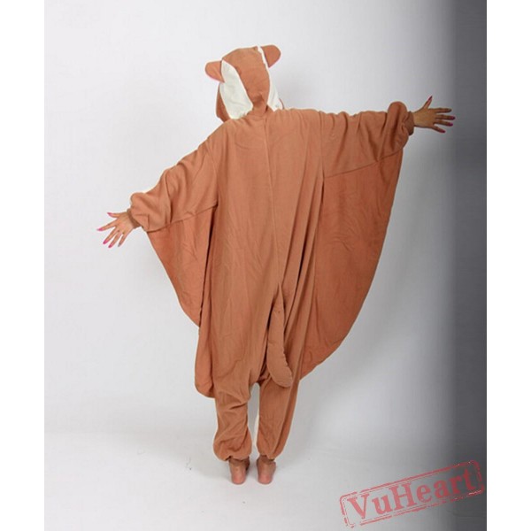 Halloween Flying Squirrel Kigurumi Onesies Pajamas Costumes for Women & Men