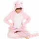 Spring & Autumn Pink Pig Kigurumi Onesies Pajamas for Women & Men