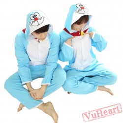 Spring & Autumn Doraemon Kigurumi Onesies Pajamas for Women & Men