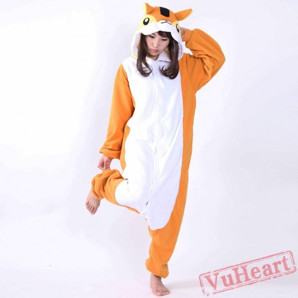 Chipmunk Kigurumi Onesies Pajamas Costumes for Women & Men