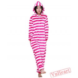 Spring & Autumn Rose Stripes Kigurumi Onesies Pajamas for Women & Men