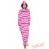 Spring & Autumn Rose Stripes Kigurumi Onesies Pajamas for Women & Men