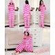 Spring & Autumn Rose Stripes Kigurumi Onesies Pajamas for Women & Men