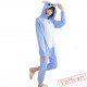 Spring & Autumn Blue Stitch Kigurumi Onesies Pajamas for Women & Men