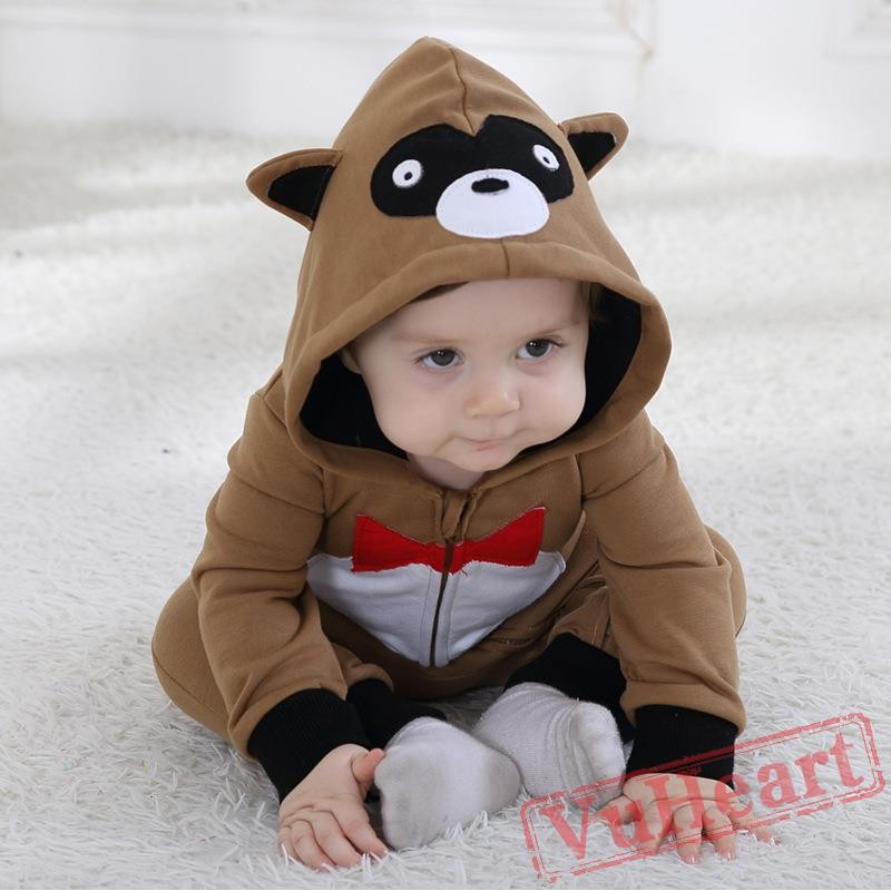 Winter Onesies Baby Cute Raccoon Onesie Costume Kigurumi Onesies