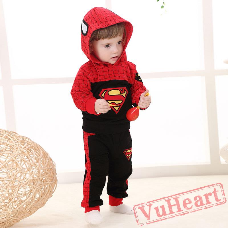 Winter Onesies Baby Spiderman Onesie Costume Kigurumi Onesies