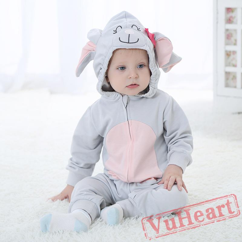 Winter Onesies Baby Cute Elephant Onesie Costume Kigurumi Onesies
