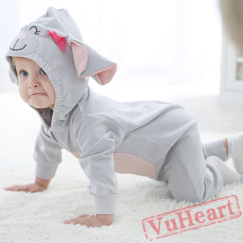 Winter Onesies Baby Cute Elephant Onesie Costume Kigurumi Onesies