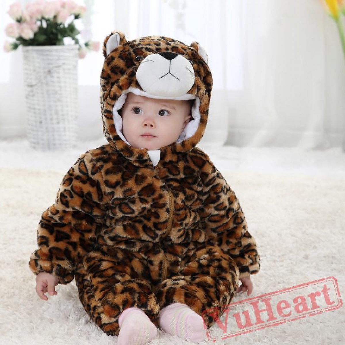 Winter Onesies - Baby Leopard Onesie Costume - Kigurumi Onesies