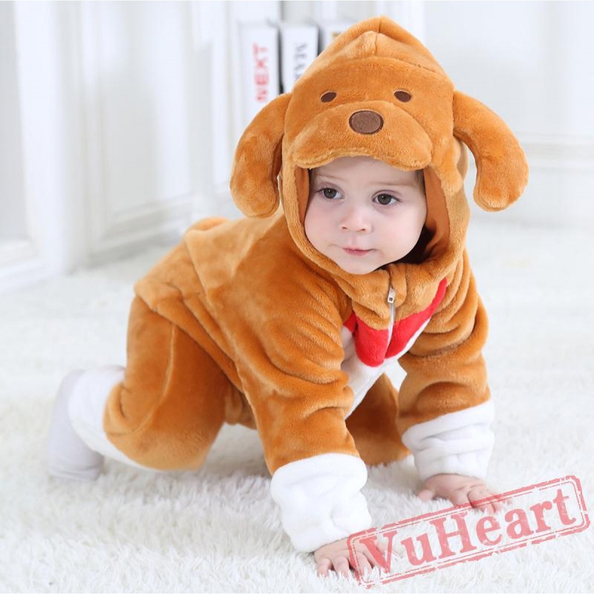 Winter Onesies Baby Big Ear Dog Onesie Costume Kigurumi Onesies