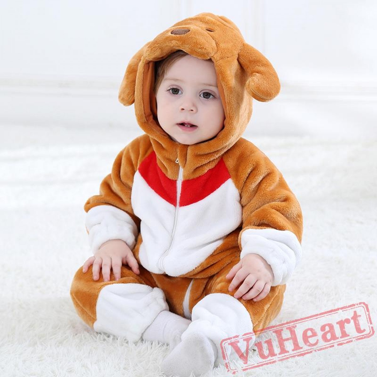 Winter Onesies Baby Big Ear Dog Onesie Costume Kigurumi Onesies