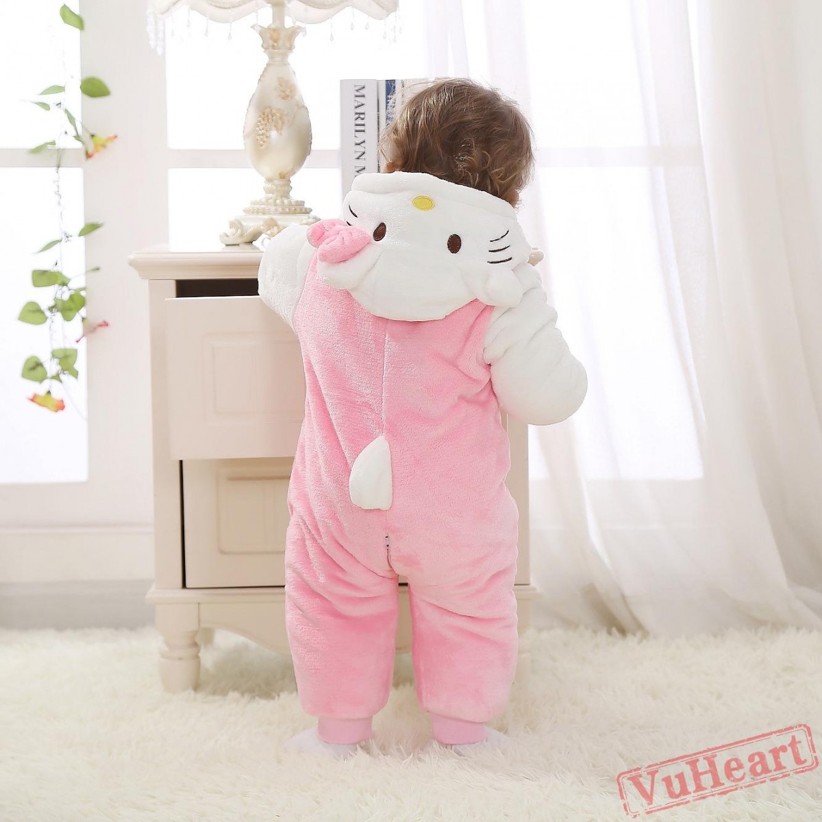 Winter Onesies Baby Pink Cat Onesie Costume Kigurumi Onesies