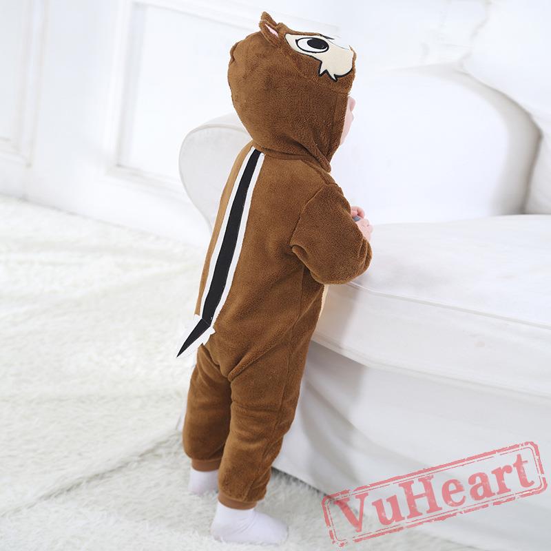 Winter Onesies Baby Squirrel Onesie Costume Kigurumi Onesies