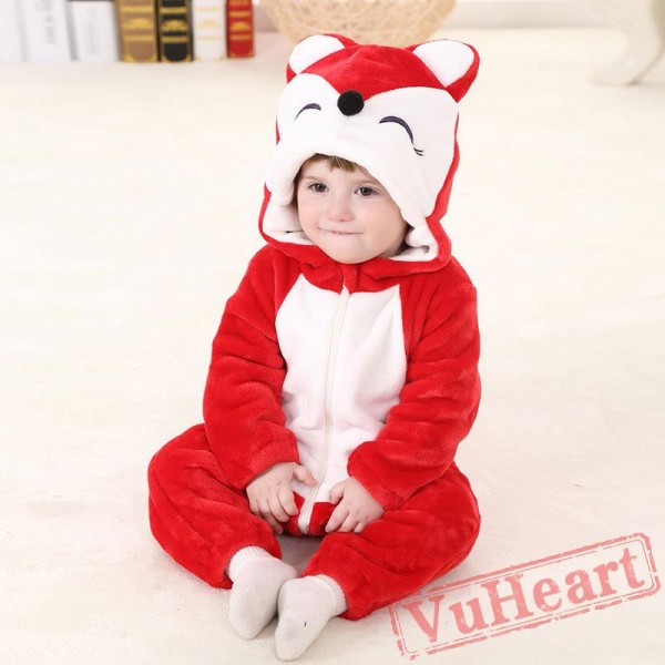 Baby Cute Red Fox Onesie Costume - Kigurumi Onesies