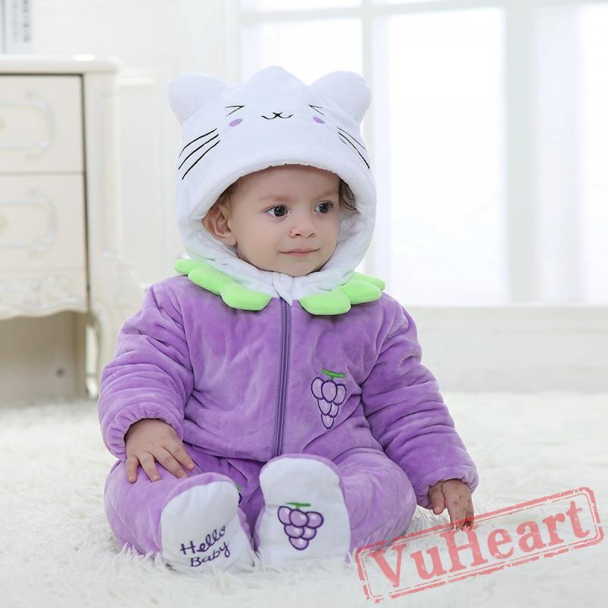 Winter Onesies Baby Cat Onesie Costume Kigurumi Onesies